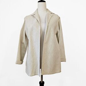 Dusan Bamboo Medium Open Front Blazer Made in Italy